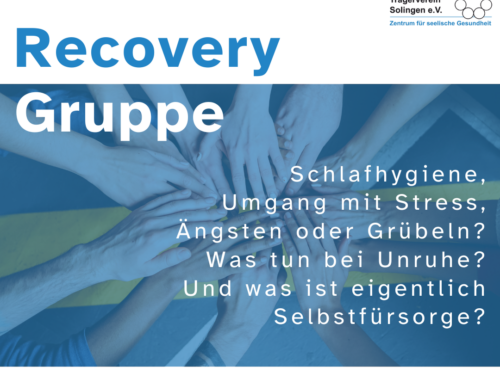 NEU Recovery Gruppe im PTV